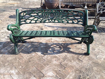 На открытом воздухе скамейки в парке металла лосей мебели, стулья сада литого железа для парка