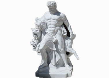 Скульптура статуи человека западного стиля в натуральную величину белая мраморная каменная