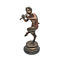 Античный бронзовый стиль народного искусства ремесел статуи оленей литого железа ручной работы