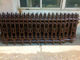 Гальванизированная загородка литого железа обшивает панелями покрытую порошком загородку металла поверхностного покрытия декоративную