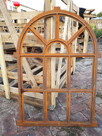 Сдобренное литое железо Виндовс зеркала для металла Виндовс нормального размера сада античного